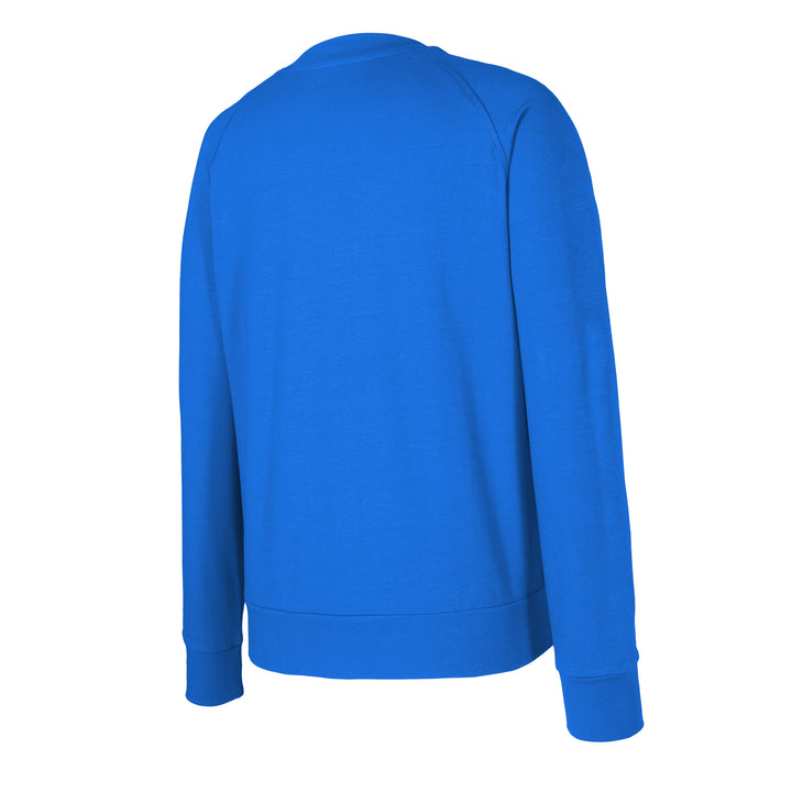 Chicago Cubs Walking Bear Women's Elevation Terry Crew by College Concepts Sweatshirts & Hoodies COLLEGE CONCEPTS