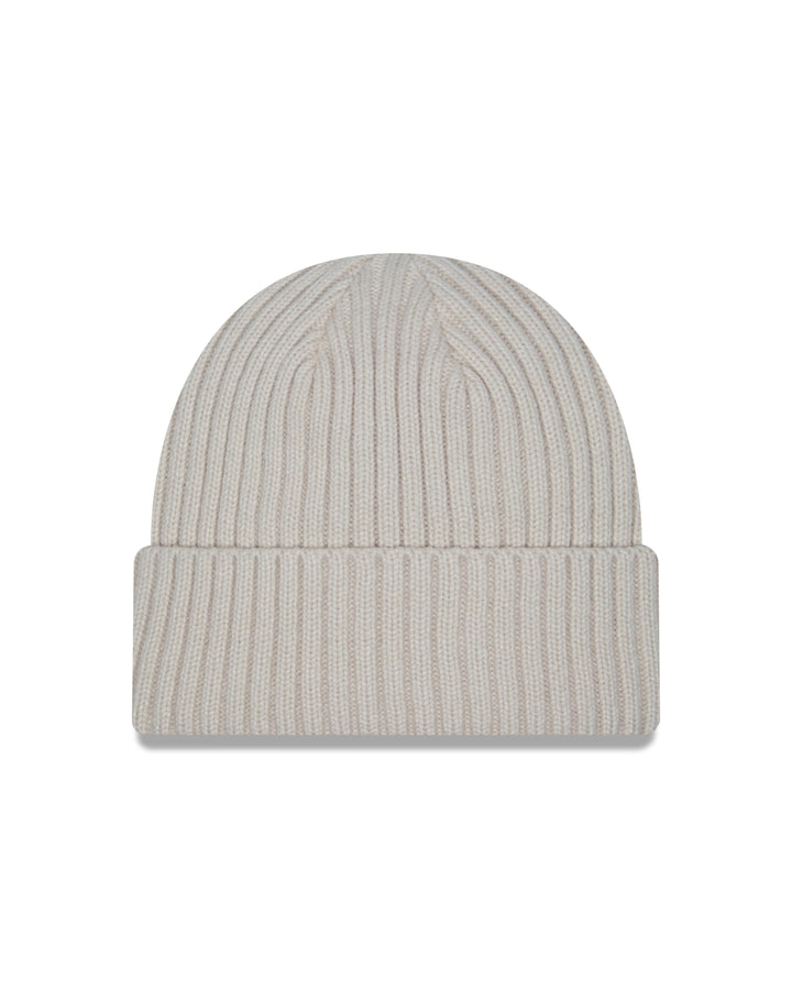 Chicago Cubs C Logo New Era Cream Knit Skull Cap Knits NEW ERA CAP COMPANY INC