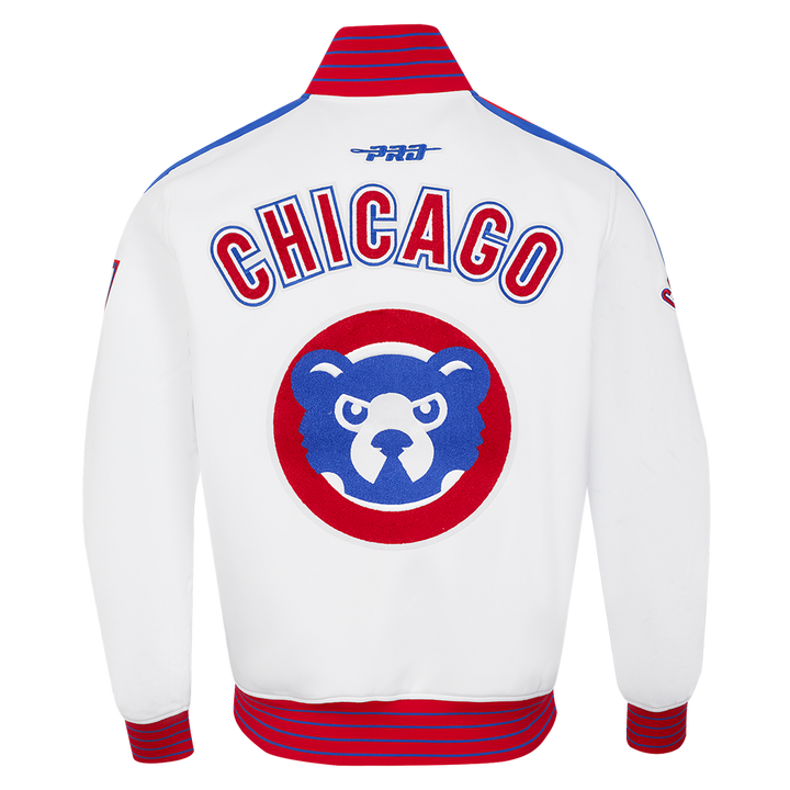 Chicago Cubs Angry Bear Logo Jacket by Pro Standard Jackets & Outerwear PRO STANDARD