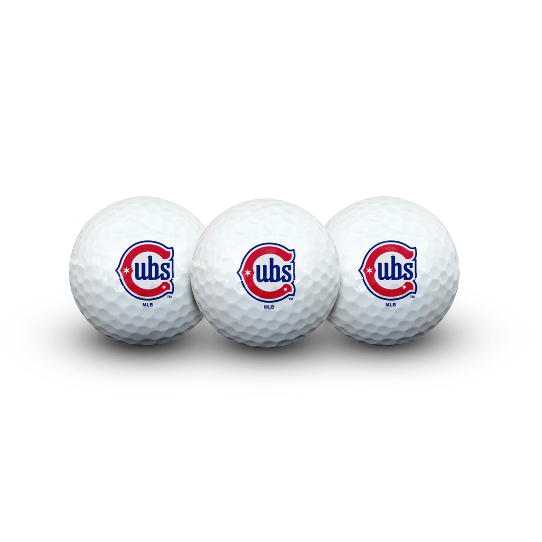 Chicago Cubs Blues Alt Golf Ball Set by Wincraft Sporting Goods Ivy Shop