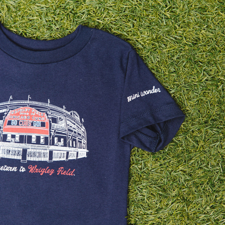 Chicago Cubs X Mini Wonder Return to Wrigley Toddler Tee Short Sleeve Tees Alice & Wonder
