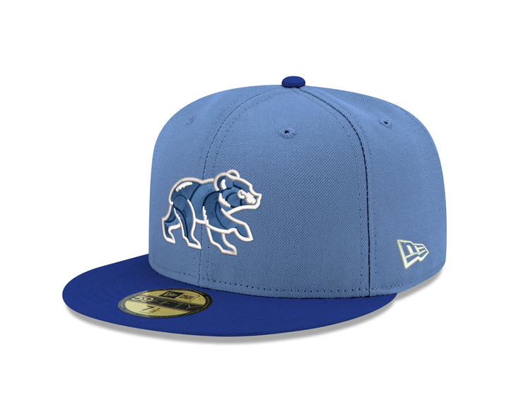 CHICAGO CUBS NEW ERA WALKING BEAR SKY BLUE 59FIFTY CAP Caps Ivy Shop