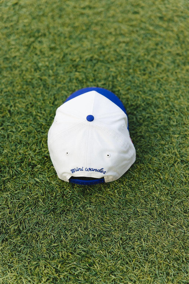 Chicago Cubs X Mini Wonder Toddler Cubbies Two Tone Puff Cap Caps Alice & Wonder