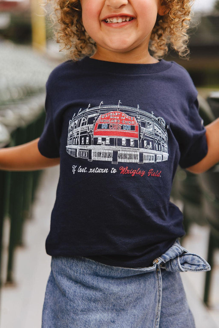 Chicago Cubs X Mini Wonder Return to Wrigley Toddler Tee Short Sleeve Tees Alice & Wonder