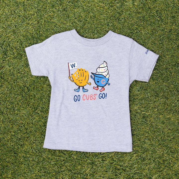 Chicago Cubs X Mini Wonder Game Day Friends Toddler Tee Short Sleeve Tees Alice & Wonder