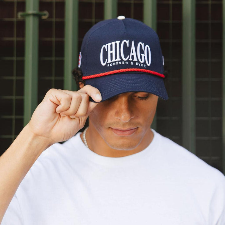Chicago Cubs X Alice & Wonder Forever and Ever Rope Cap Caps Alice & Wonder
