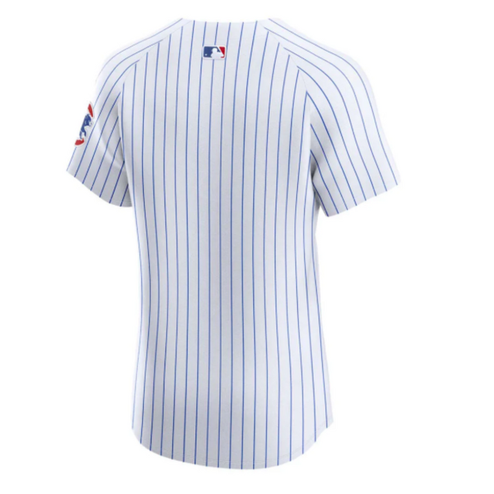 Chicago Cubs Home Pinstripe Elite Jersey by Nike Jerseys Nike