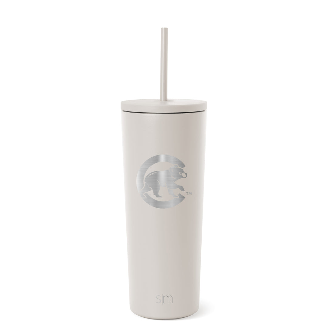 Chicago Cubs Classic Beige Tumbler by Simple Modern - 24oz Home & Office Ivy Shop