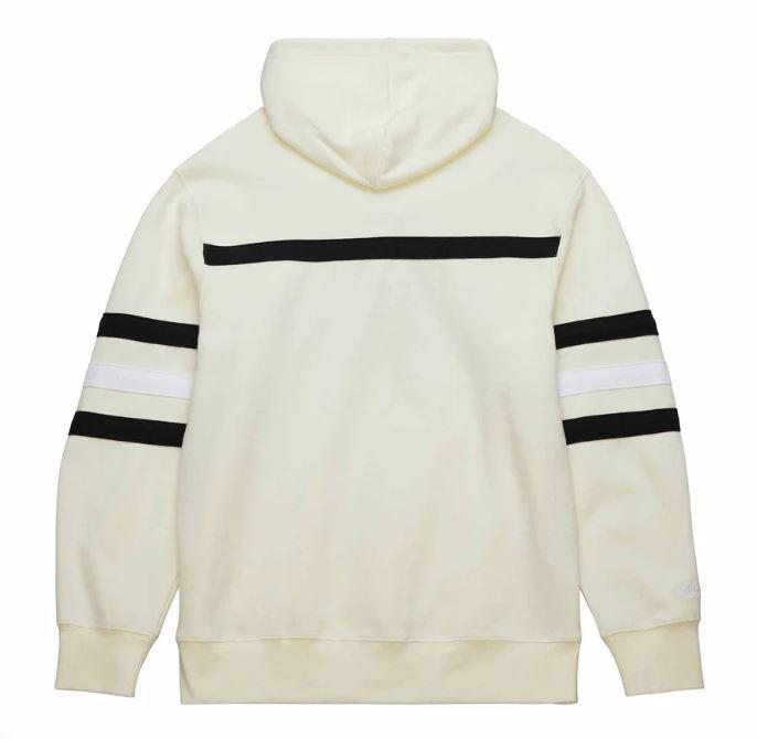 CHICAGO CUBS MITCHELL & NESS MEN'S 1914 HEAD COACH CREAM HOODIE Sweatshirts & Hoodies Ivy Shop