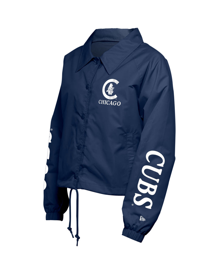 Chicago Cubs 1914 Navy Nylon Women's Jacket by New Era Jackets & Outerwear NEW ERA CAP COMPANY INC