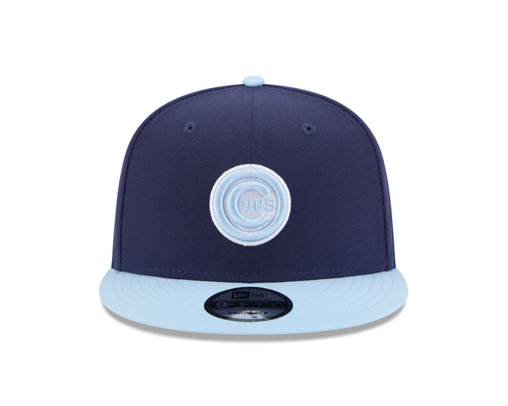 Chicago Cubs Bullseye Navy 9Fifty Snapback Cap by New Era Caps NEW ERA CAP COMPANY INC