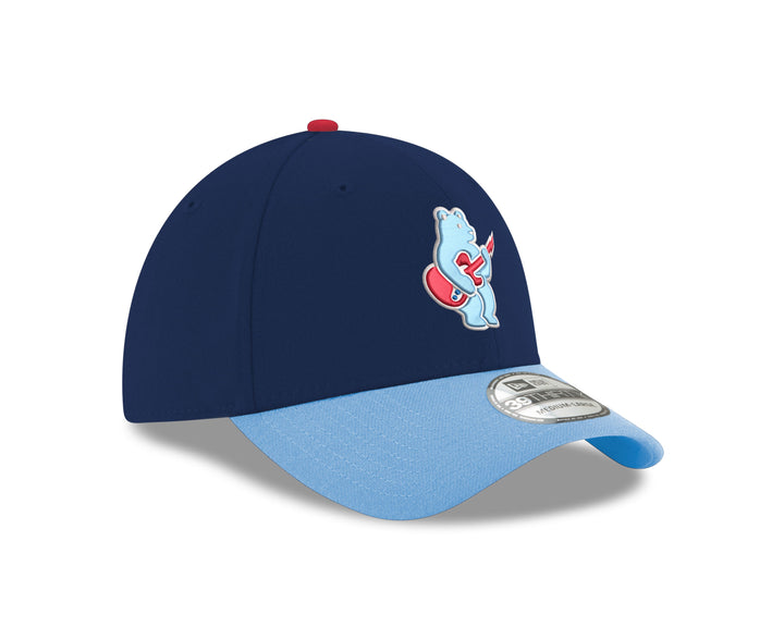 Chicago Cubs Blues Alt Bear 39THIRTY Navy Sky Cap by New Era Caps New Era
