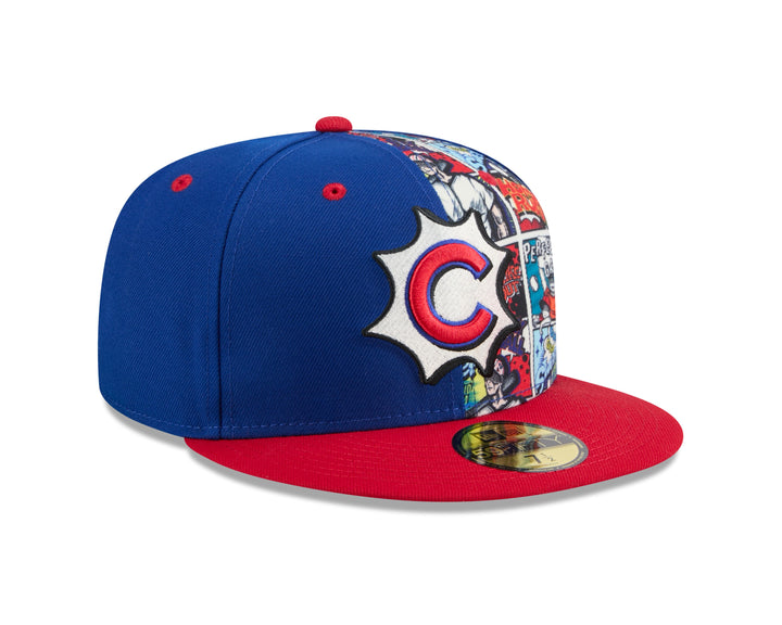 Chicago Cubs 2025 Player Comic 59Fifty Fitted Cap by New Era Caps NEW ERA CAP COMPANY INC