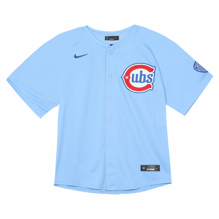 Chicago Cubs Blues Alternate Light Blue Infant Jersey by Nike Nike
