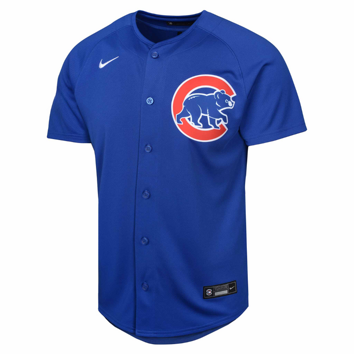 Chicago Cubs Blues Alternate Blue Limited Youth Jersey by Nike Nike