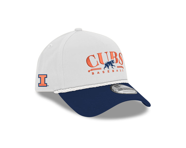 Chicago Cubs X University of Illinois 9Forty Adjustable Cap by New Era Caps NEW ERA CAP COMPANY INC