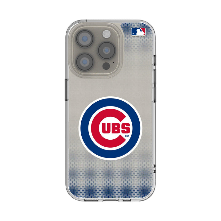 Chicago Cubs Linen Clear Phone Case for Apple iPhone Phone Cases Keyscaper