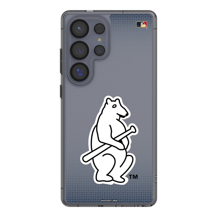 Chicago Cubs 1914 - Cooperstown Collection Linen Clear Phone Case for Samsung Galaxy Phone Cases Keyscaper