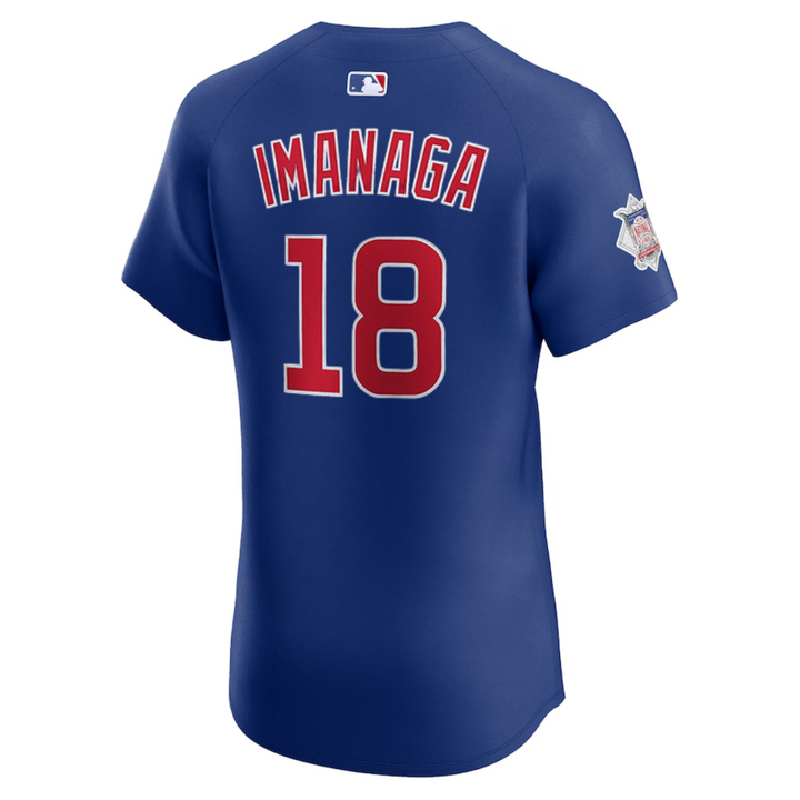 Chicago Cubs Shōta Imanaga Alternate Blue Elite Jersey by Nike Jerseys Nike