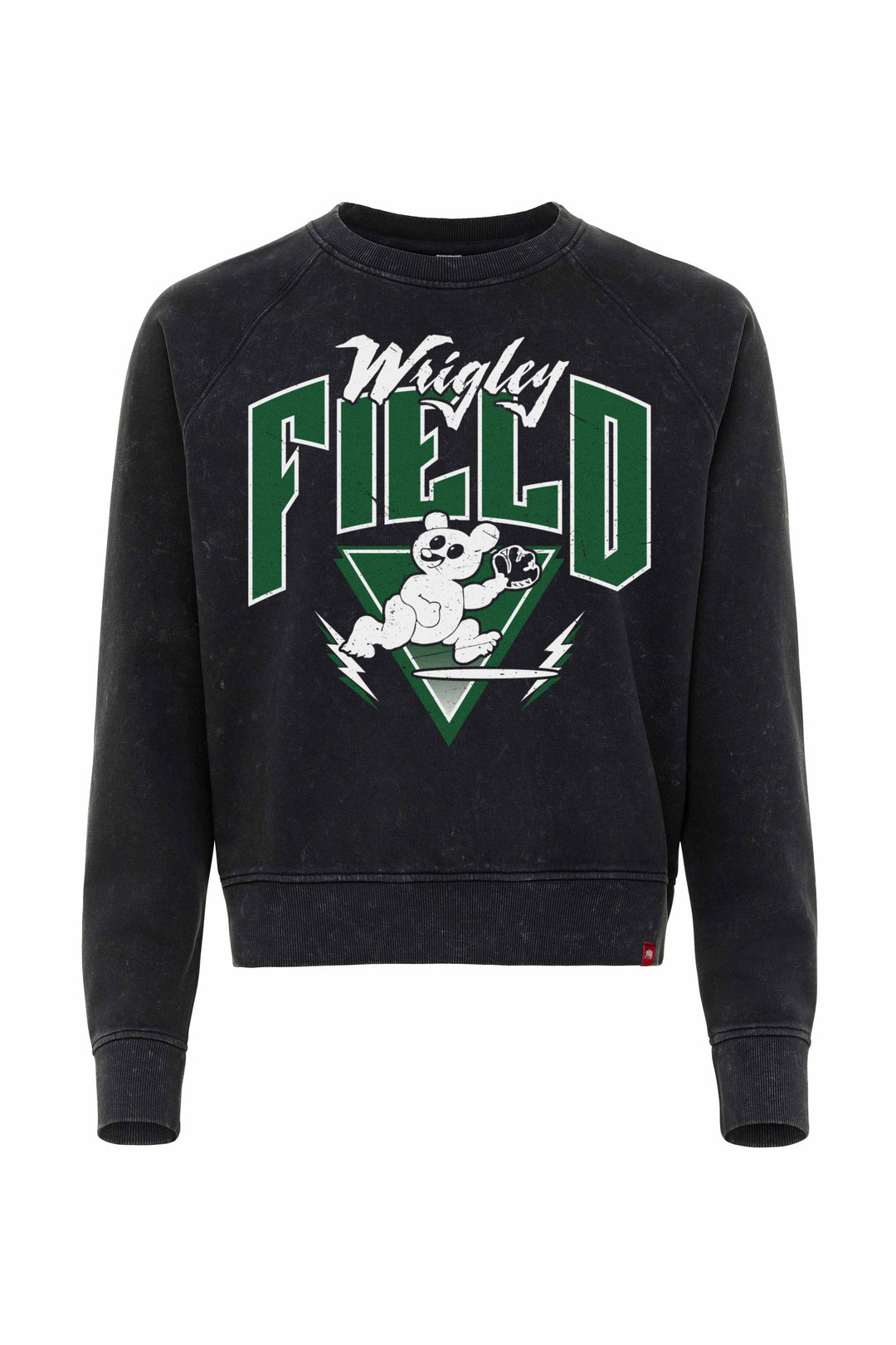 Wrigley Field Stevie Women's Crew Black by Sportiqe