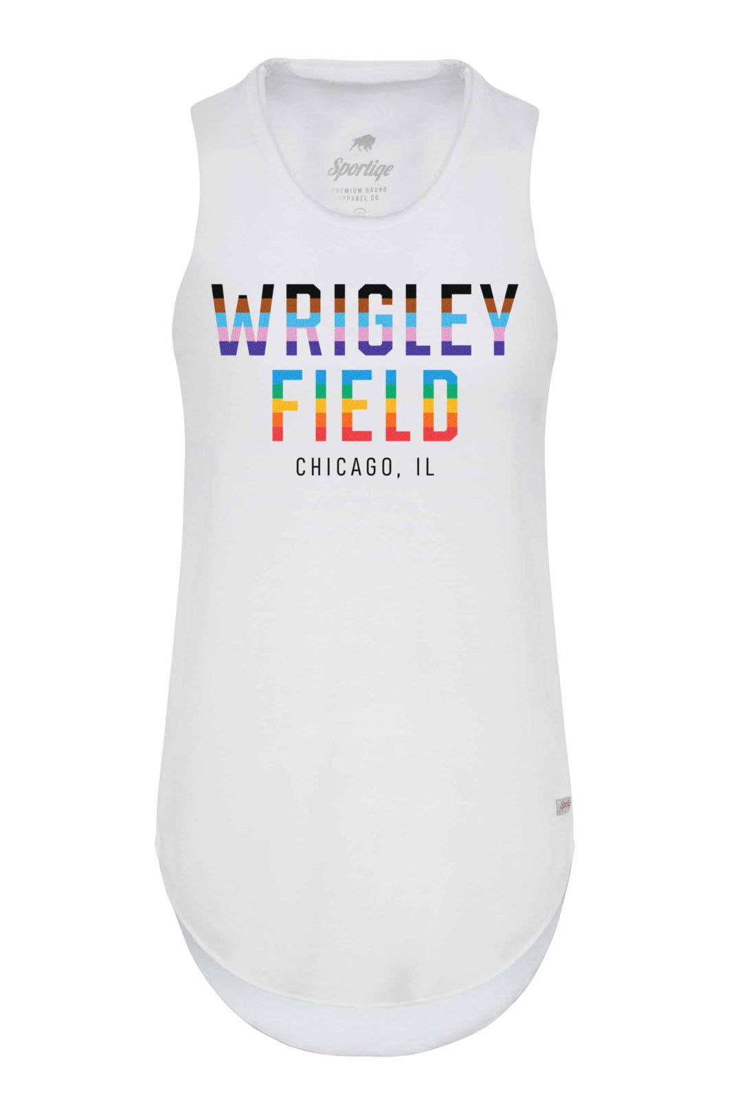 Wrigley Field Pride Tank by Sportiqe TANK TOPS SPORTIQE