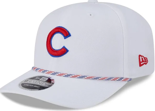 Chicago Cubs C Logo White 9Seventy Snapback Cap by New Era Caps NEW ERA CAP COMPANY INC