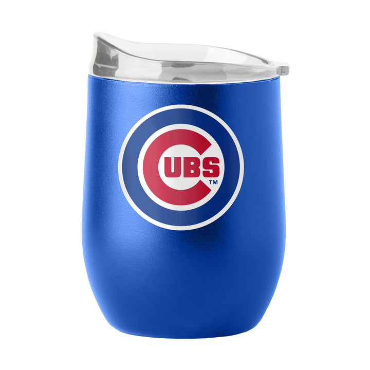CHICAGO CUBS STAINLESS STEEL STEMLESS WINE GLASS Home & Office LOGO CHAIR