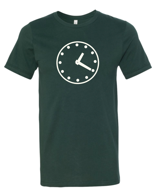 WRIGLEY FIELD GREEN BLEACHER CLOCK TEE Short Sleeve Tees Ivy Shop