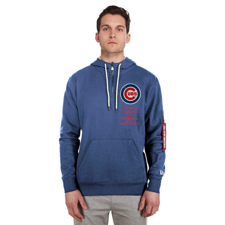 CHICAGO CUBS X ALPHA INDUSTRIES 2023 NEW ERA MEN'S HOODIE Sweatshirts & Hoodies NEW ERA CAP COMPANY INC