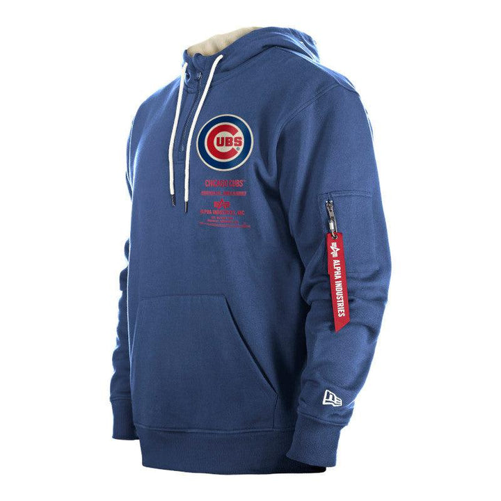CHICAGO CUBS X ALPHA INDUSTRIES 2023 NEW ERA MEN'S HOODIE Sweatshirts & Hoodies NEW ERA CAP COMPANY INC