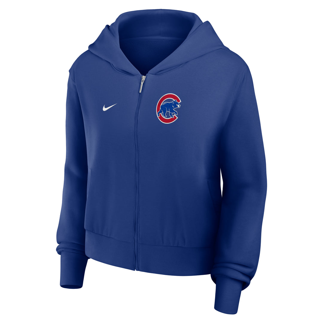 Chicago Cubs Lightweight Full-Zip Women's Hoodie Royal by Nike Sweatshirts & Hoodies Nike
