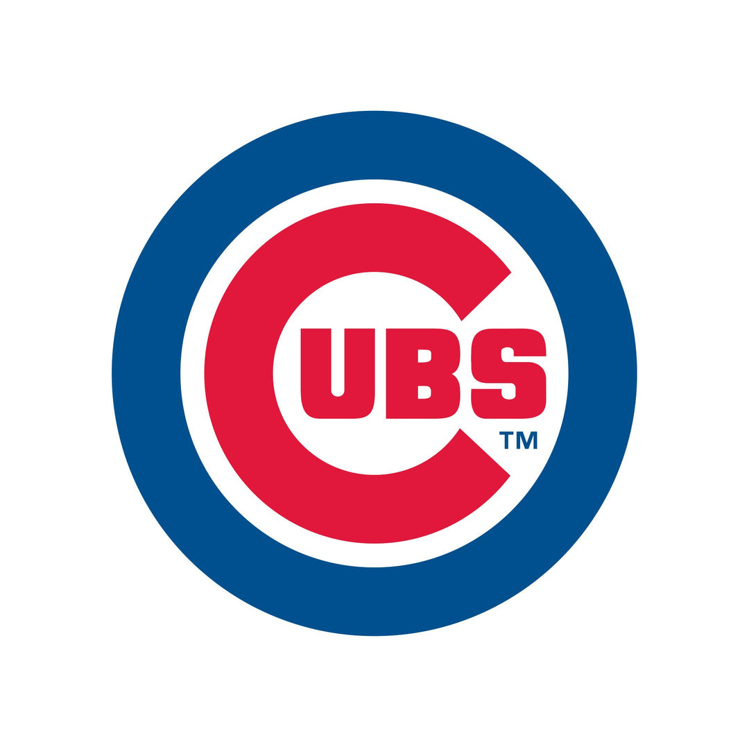 Chicago Cubs - 5 Logo Minis (Mixed Sizes) - Official MLB - Reusable Vinyl Decals
