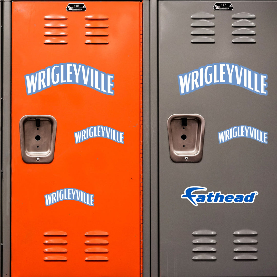 Chicago Cubs - 5 Logo Minis (Mixed Sizes) - Official MLB - Wrigleyville City Connect - Reusable Vinyl Decals