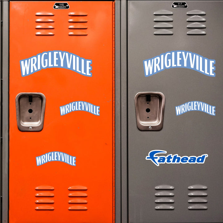 Chicago Cubs - 5 Logo Minis (Mixed Sizes) - Official MLB - Wrigleyville City Connect - Reusable Vinyl Decals