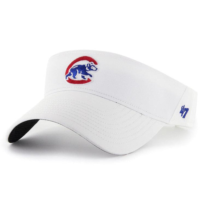 CHICAGO CUBS '47 WALKING BEAR WHITE ADJUSTABLE VISOR