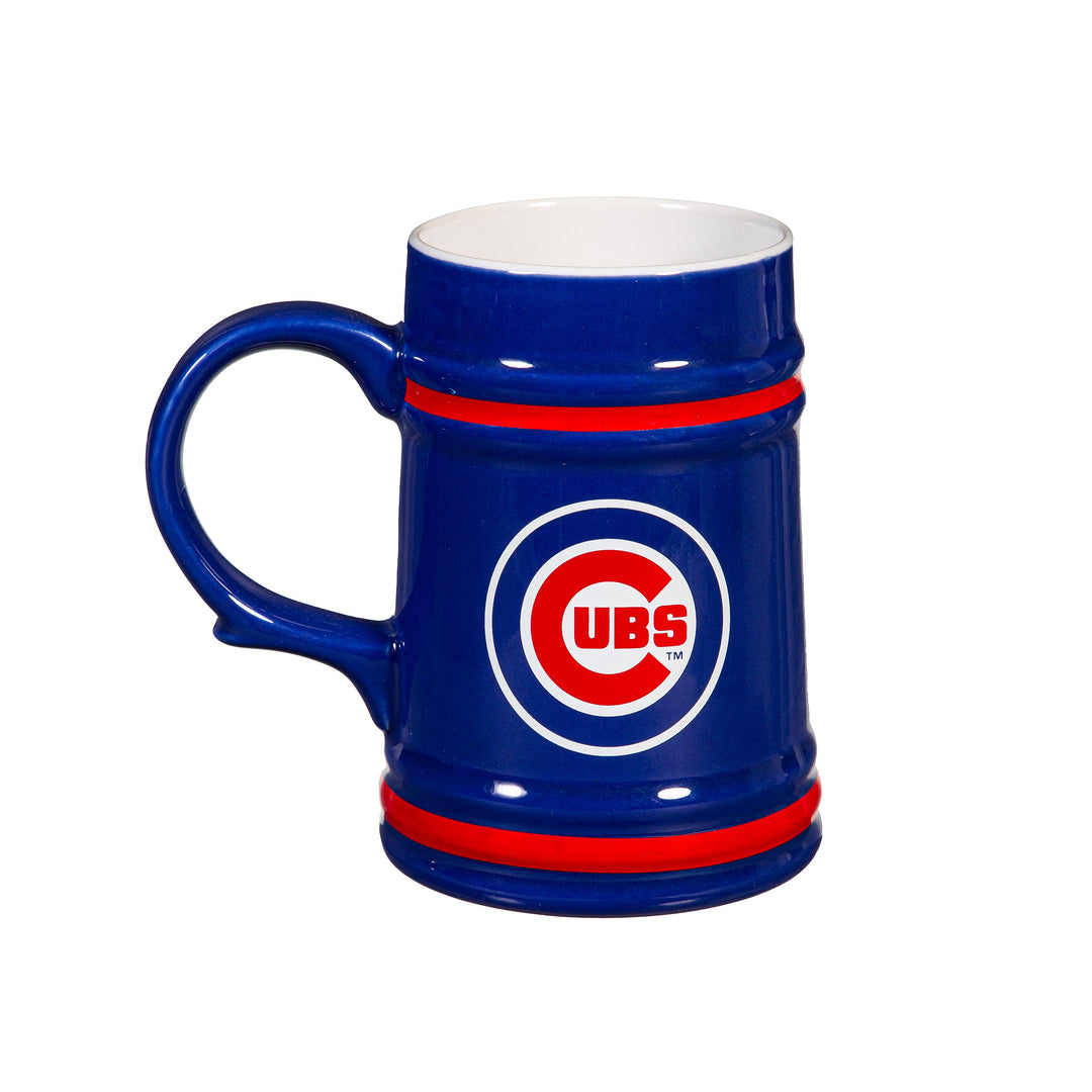 Chicago Cubs Bullseye Logo Ceramic Stein Home & Office EVERGREEN