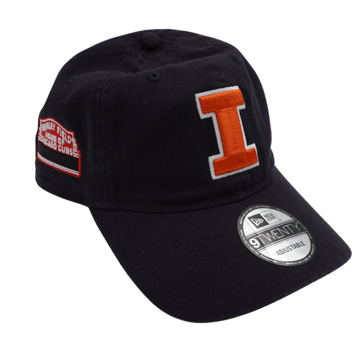 Wrigley Field Marquee X University of Illinois Urbana-Champaign Navy Adjustable Cap Cap NEW ERA CAP COMPANY INC