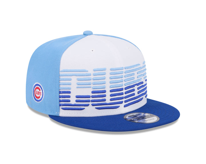 CHICAGO CUBS NEW ERA GLITCH SCRIPT 9FIFTY SNAPBACK CAP