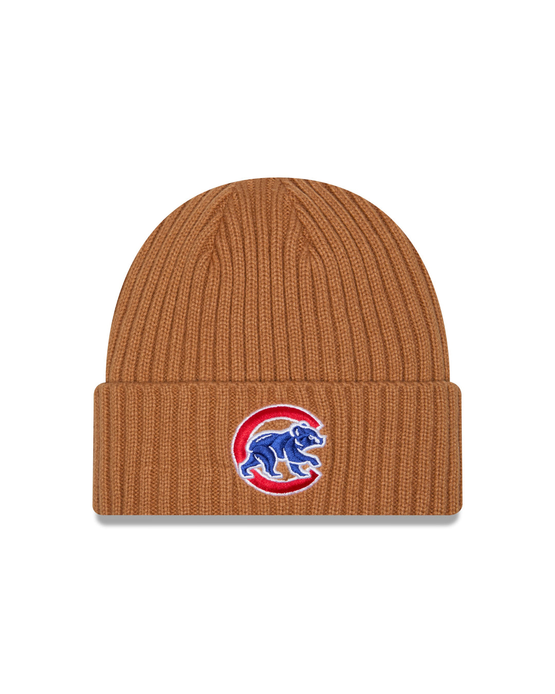 Chicago Cubs Walking Bear Tan Knit Skull Cap Knits NEW ERA CAP COMPANY INC