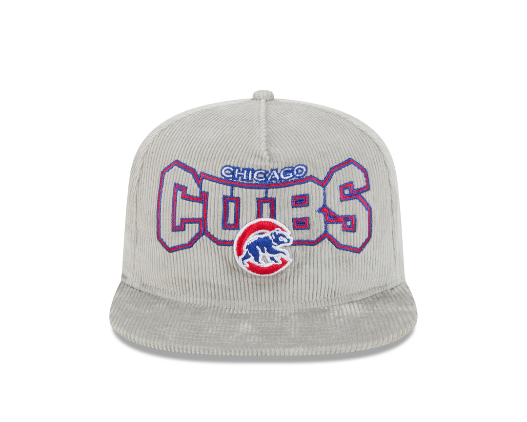 Chicago Cubs Walking Bear New Era Grey Golfer Snapback Cap Caps NEW ERA CAP COMPANY INC