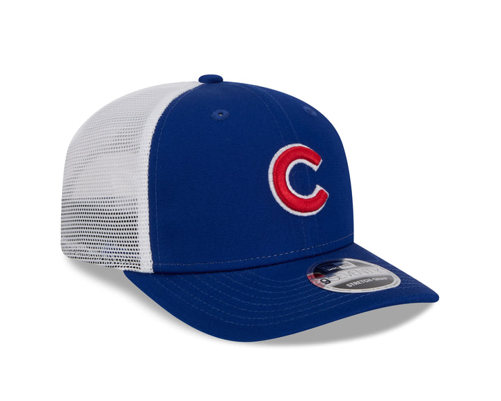 Chicago Cubs New Era C Logo 970 Trucker Cap