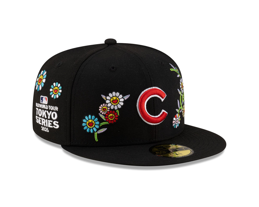 Chicago Cubs x Murakami 59Fifty Tokyo Series Black Fitted Cap by New Era Caps NEW ERA CAP COMPANY INC