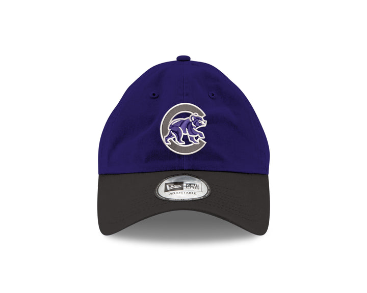 CHICAGO CUBS AND NORTHWESTERN NEW ERA WALKING BEAR ADJUSTABLE CAP