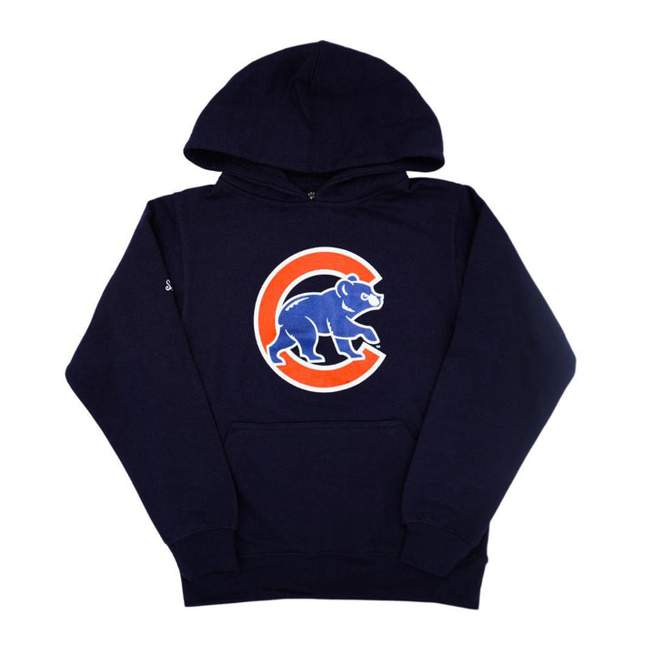 CHICAGO CUBS DYNASTY YOUTH WALKING BEAR NAVY HOODIE