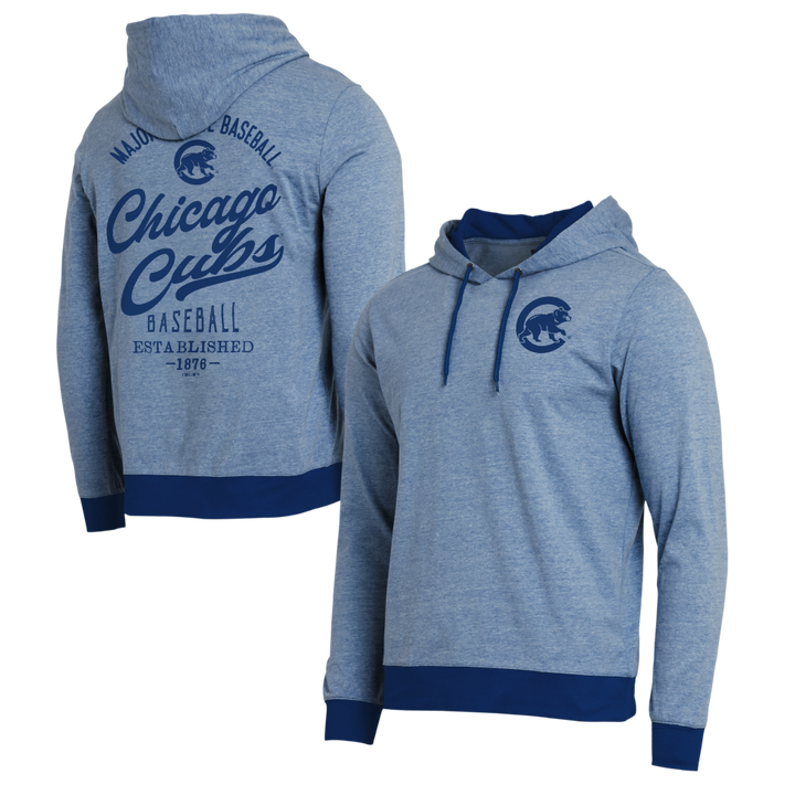 Chicago Cubs Walking Bear Blue Tonal Men's Hoodie by Darius Rucker Sweatshirts & Hoodies DARIUS RUCKER