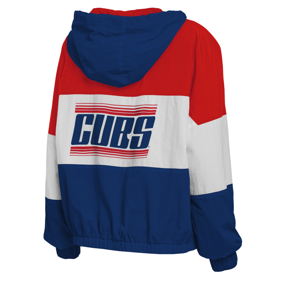 Chicago Cubs Women's 1984 Bear Color Block Windbreaker by WEAR by Erin Andrews Jackets & Outerwear WEAR ERIN ANDREWS