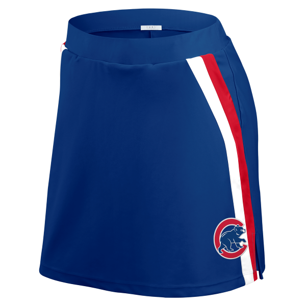 Chicago Cubs Women's Walking Bear Royal Blue Skort by WEAR by Erin Andrews Bottoms WEAR ERIN ANDREWS