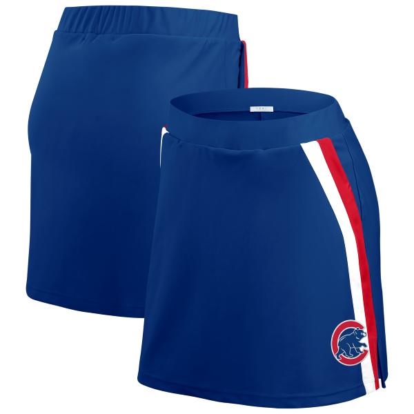 Chicago Cubs Women's Walking Bear Royal Blue Skort by WEAR by Erin Andrews Bottoms WEAR ERIN ANDREWS