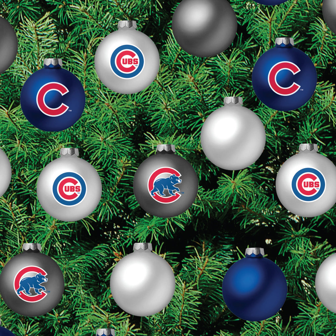 Chicago Cubs - Decorate Your Own Christmas Tree - Official MLB - Reusable Vinyl Wall Decals