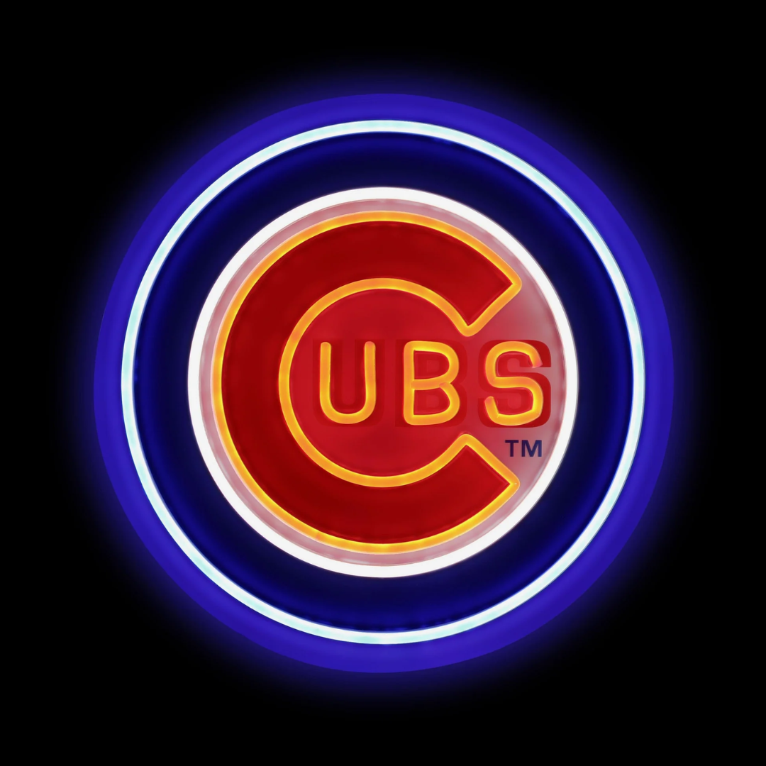 Chicago Cubs LED Neon Sign by Forever Collectibles Signs FOREVER COLLECTIBLES
